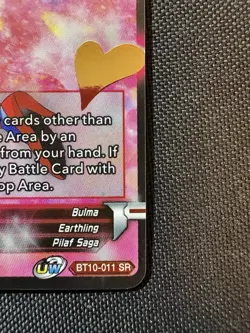 Dragon Ball Super Card Game Bulma the Bunny Girl BT10-011 Foil Super Rare NM - Image 5