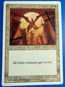 1 BANNED MTG Magic The Gathering Crusades | Fifth Edition 5ED | NM - Image 1