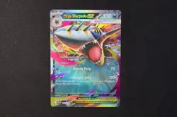 Mega Sharpedo ex 061/094 Holo Shiny Pokemon Card Phantasmal Flames NEAR MINT - Image 1