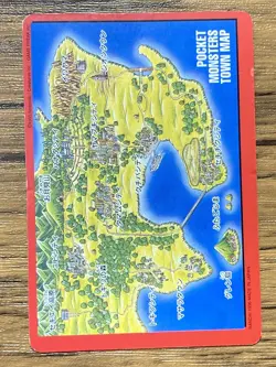 Pokemon Carddass Card Blastoise Town Map No.156 Bandai Pocket Monsters Rare - Image 2
