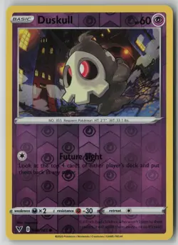 Duskull 69/185 Pokemon Vivid Voltage Reverse Holo Near Mint (NM) 1 - Image 1