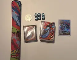 Pokemon Phantasmal Flames Mega Charizard UPC Box with SEALED PROMOS (NO PACKS!) - Image 5