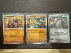 Perfect Order Promo Set Of 3 STAFF stamp Tyrantrum Barbaracle Doublade - Image 1