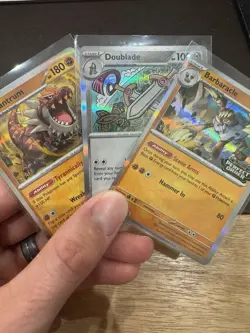 Perfect Order Promo Set Of 3 STAFF stamp Tyrantrum Barbaracle Doublade - Image 4