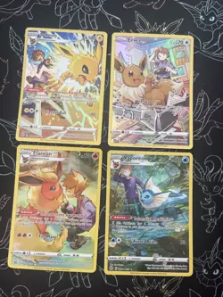 Eevee, Flareon, Jolteon, Vaporeon TG01/TG30 TG11 TG04 TG02 Pokemon Card Lot - Image 1