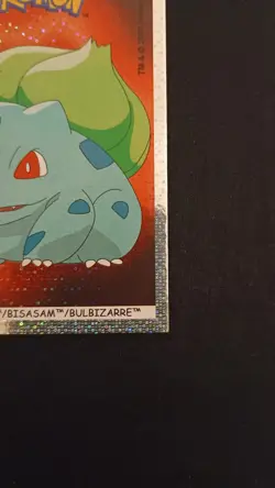 Pokemon #01 Bulbasaur Holofoil Sticker 2001 Dunkin Boomer Bubblegum - Image 5
