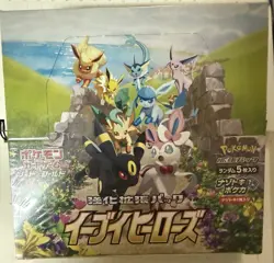 Japanese Pokemon Eevee Heroes Booster Box Factory Sealed American Seller 4521329314143 - Image 1