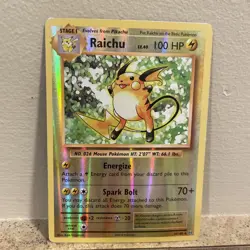 Raichu 36/108 XY Evolutions Reverse Holo Rare Pokemon TCG 2016 MP - Image 1
