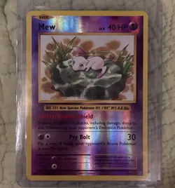Pokemon Mew TCG Reverse Holo Ultra Rare Card 53/108 XY Evolutions - Image 1