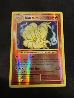 POKEMON XY EVOLUTIONS NINETALES 15/108 REVERSE HOLO RARE BRAND NEW MINT - Image 1