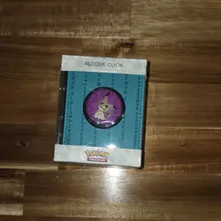 Ultra PRO Pokemon TCG Alcove Click Deck Box Mimikyu Alola Blue 100+ct Magnetic - Image 1