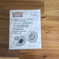 Ultra PRO Pokemon TCG Alcove Click Deck Box Mimikyu Alola Blue 100+ct Magnetic - Image 4