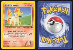 Pokemon TCG | Blaine's Ponyta 64/132 | Common | Gym Challenge | Lightly Played - Image 1