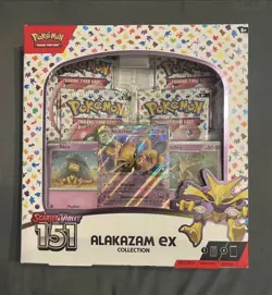 Pokemon Scarlet & Violet 151 Alakazam ex Collection Box Promo Booster English - Image 1