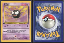 Pokemon TCG | Gastly 33/62 | Fossil Uncommon 1st Edition | Lightly Played - Image 1