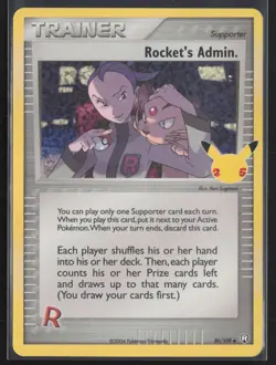 Pokemon TCG | Rocket's Admin. 86/109 | Celebrations: Classic Collection | NM - Image 2