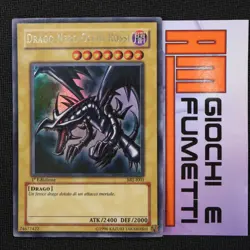 DRAGO NERO OCCHI ROSSI in italiano YUGIOH rara SUPER yu-gi-oh! DA COLLEZIONE - Image 1