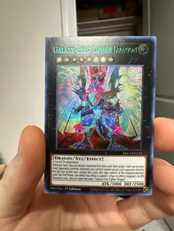 Galaxy-Eyes Cipher Dragon DLCS-EN125 (GREEN) Ultra Rare 1st Ed - Image 1