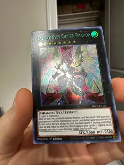 Galaxy-Eyes Cipher Dragon DLCS-EN125 (GREEN) Ultra Rare 1st Ed - Image 2
