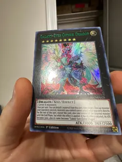 Galaxy-Eyes Cipher Dragon DLCS-EN125 (GREEN) Ultra Rare 1st Ed - Image 3