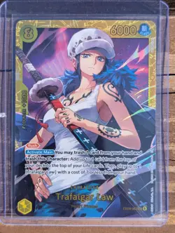 One Piece CG Trafalgar Law EB03-062 Extra Booster Heroines Edition Secret Rare! - Image 1