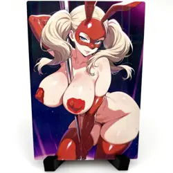 Persona 5 Ann Takamaki Sexy Anime Waifu Girl Doujin Lewd Goddess Story Art Card - Image 1