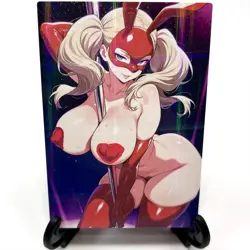 Persona 5 Ann Takamaki Sexy Anime Waifu Girl Doujin Lewd Goddess Story Art Card - Image 2