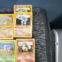 Base set Pokemon TCG Card Lot Abra Poliwhirl Vulpix Arcanine 19 Cards English - Image 3