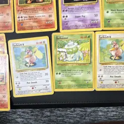 Base set Pokemon TCG Card Lot Abra Poliwhirl Vulpix Arcanine 19 Cards English - Image 5