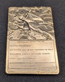 1999 Pokemon 23K Gold Plated Trading Card - #6 Charizard - Burger King Edition - Image 5