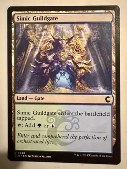 1x Simic Guildgate Ravnica Clue Edition 2024 CLU Mtg Magic Card Land Gate 248 - Image 1