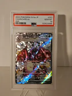 PSA 10 Charizard ex 331/190 SV4a Shiny Treasure SSR Japanese Pokemon Card - Image 1