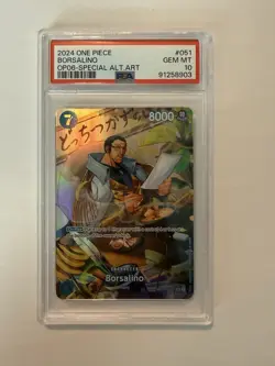 One Piece Card Game TCG OP06 Borsalino OP05-051 SP PSA 10 - Image 1