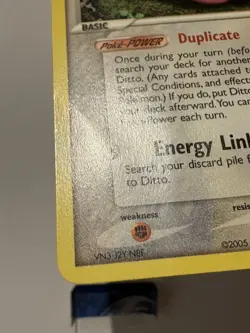 Pokemon TCG Ditto Delta Species 35/113 2005 Non-Holo Card LP/MP - Image 3