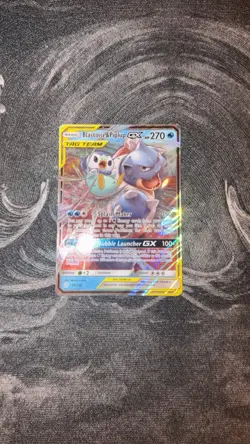 Blastoise & Piplup GX 38/236 NM COSMIC ECLIPSE FRESHLY PULLED POKEMON CARD - Image 1