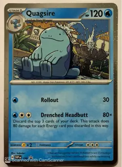 Quagsire 156 Sv: Scarlet & Violet Promo Cards Holo - Image 1