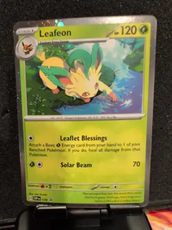 Leafeon - 170 (Cosmos Holo) 170 Sv: Scarlet & Violet Promo Card Holo Unused Code - Image 2