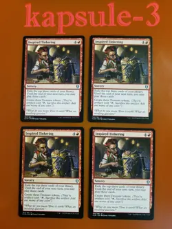 4x Inspired Tinkering | Battle for Baldur's Gate | MTG Magic Cards - Image 1