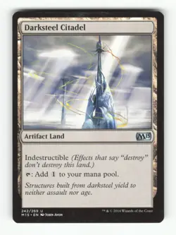 Darksteel Citadel U Magic 2015 M15 242 LP Normal MTG - Image 1