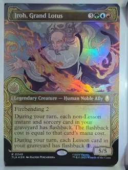 Iroh, Grand Lotus (Showcase) Foil- R349 - MTG - Avatar: The Last Airbender (TLA) - Image 1
