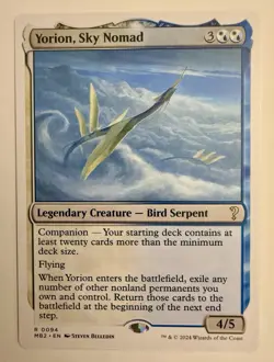 Yorion, Sky Nomad (White Border) - Mystery Booster 2 (MB2) MTG - Image 1