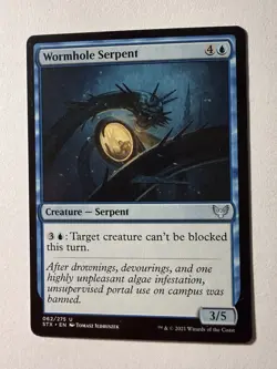 Wormhole Serpent (062) Strixhaven: School of Mages STX MTG Magic - Image 1