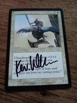 Cloudreach Calvary ARTIST PROOF Scourge signed by Kev WalkerMTG Magic - Image 1