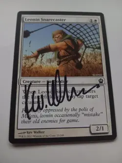 Leonin Spellcaster ARTIST PROOF Theros Signed by Kev Walker MTG Magic - Image 1