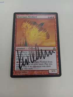 Skarrgan Firebird ARTIST PROOF Guild Pact Signed by Kev Walker MTG Magic - Image 1