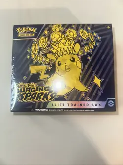 Pokemon Scarlet & Violet Surging Sparks Elite Trainer Box ETB Factory Sealed - Image 1