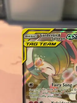 Gardevoir & Sylveon GX 205/214 Tag Team - Unbroken Bonds - Pokemon Card [LP] - Image 4