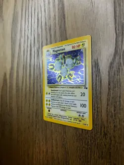 Pokemon Magneton Fossil Holo Rare Unlimited Card 11/62 English LP - Image 2