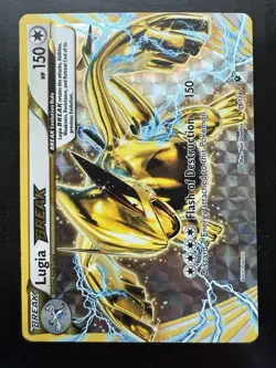 Pokemon Lugia BREAK 79/124 Fates Collide Holo (LP) - Image 1