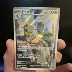 Pokemon Fraxure Illustration Rare Holo Sv: Shrouded Fable 077/064 100HP - Image 1